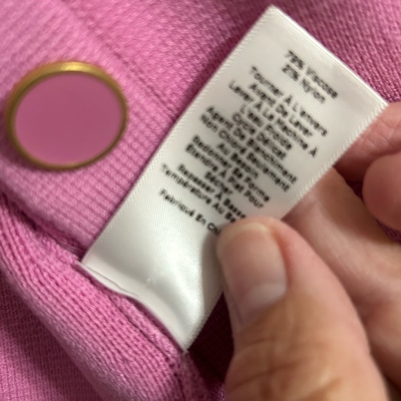 Talbots Button Down Sweater with two front pockets. This Sweater is Heavy - Picture 6 of 11